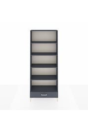 Arges Dolap 5 Raflı Tek Çekmeceli 88x30x221 Antrasit-Antrasit