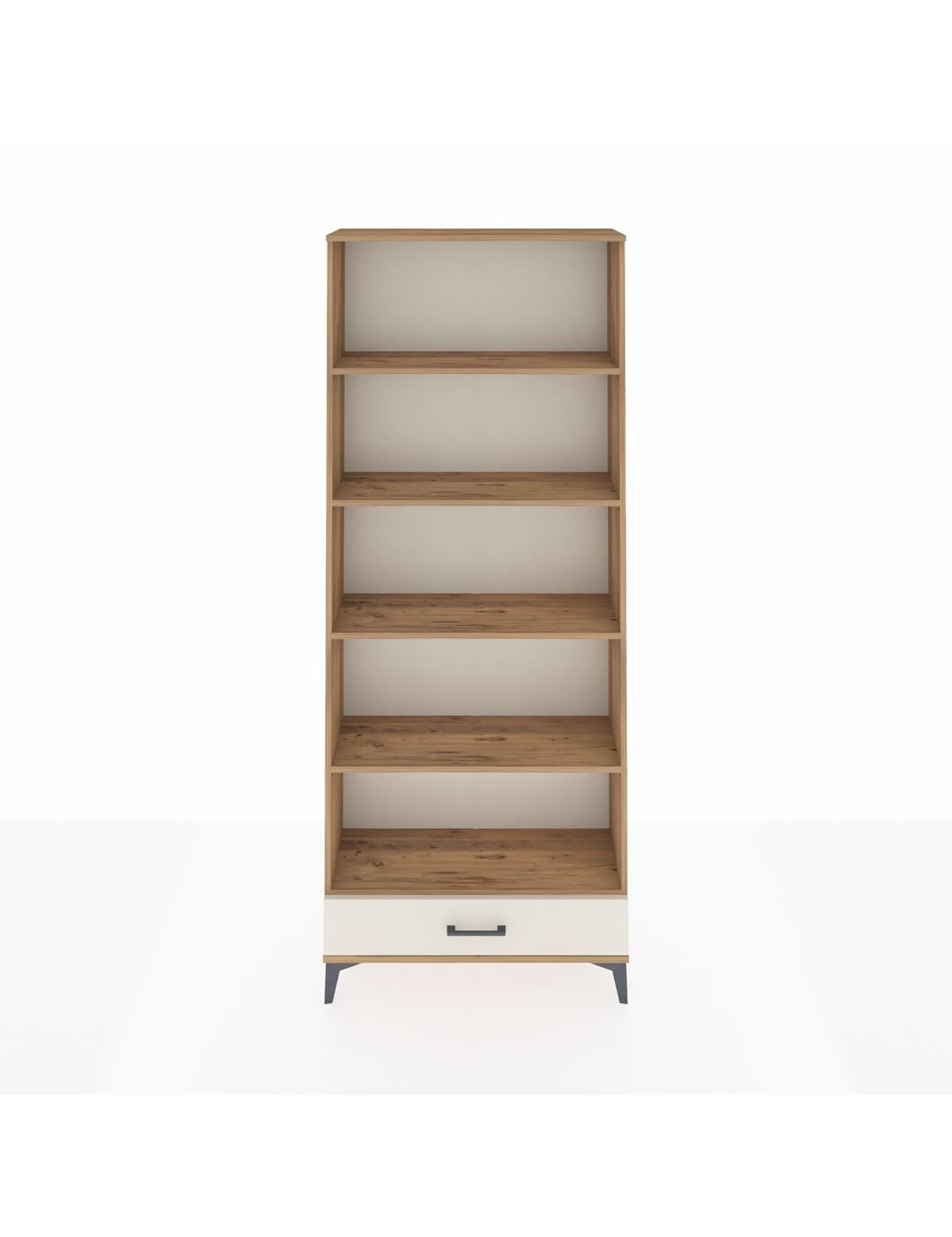 Arges Dolap 5 Raflı Tek Çekmeceli 88x30x221 Çam-Aytaşı