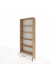 Arges Dolap 5 Raflı Tek Çekmeceli 88x30x221 Çam-Aytaşı