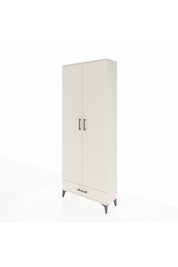 Arges Dolap 5 Raflı Tek Çekmeceli 2 Kapaklı 88x30x221 Aytaşı-Aytaşı