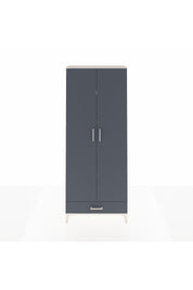 Arges Dolap 5 Raflı Tek Çekmeceli 2 Kapaklı 88x30x221 Aytaşı-Antrasit