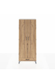 Arges Dolap 5 Raflı Tek Çekmeceli 2 Kapaklı 88x30x221 Aytaşı-Çam