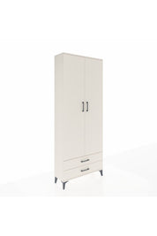 Arges Dolap 2 Raflı 2 Çekmeceli Tek Askılı 88x30x221 Aytaşı-Aytaşı