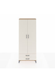 Arges Dolap 2 Raflı 2 Çekmeceli Tek Askılı 88x30x221 Çam-Aytaşı