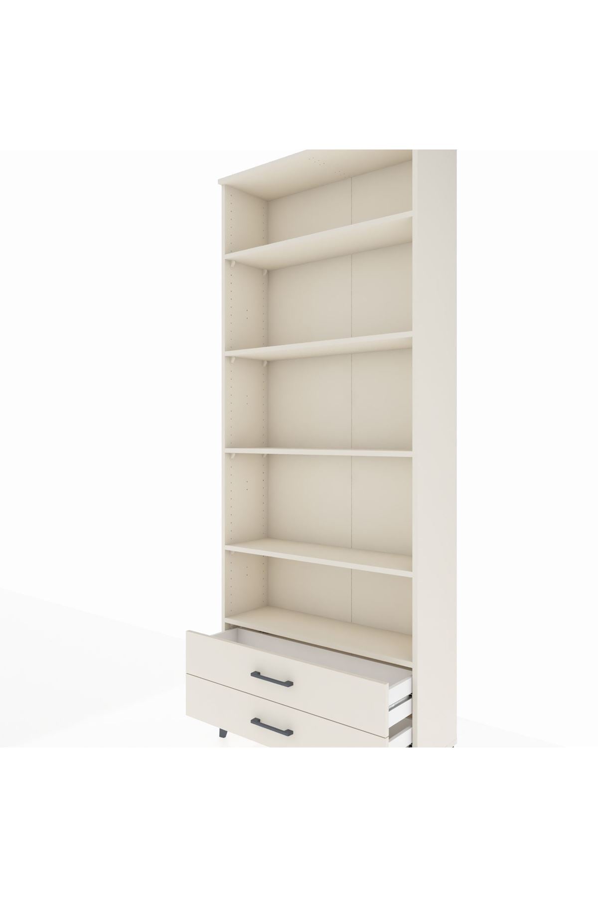 Arges Dolap 5 Raflı 2 Çekmeceli 88x30x221 Aytaşı-Aytaşı