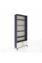 Arges Dolap 5 Raflı 2 Çekmeceli 88x30x221 Antrasit-Aytaşı