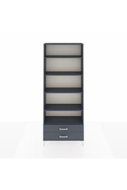 Arges Dolap 5 Raflı 2 Çekmeceli 88x30x221 Antrasit-Antrasit