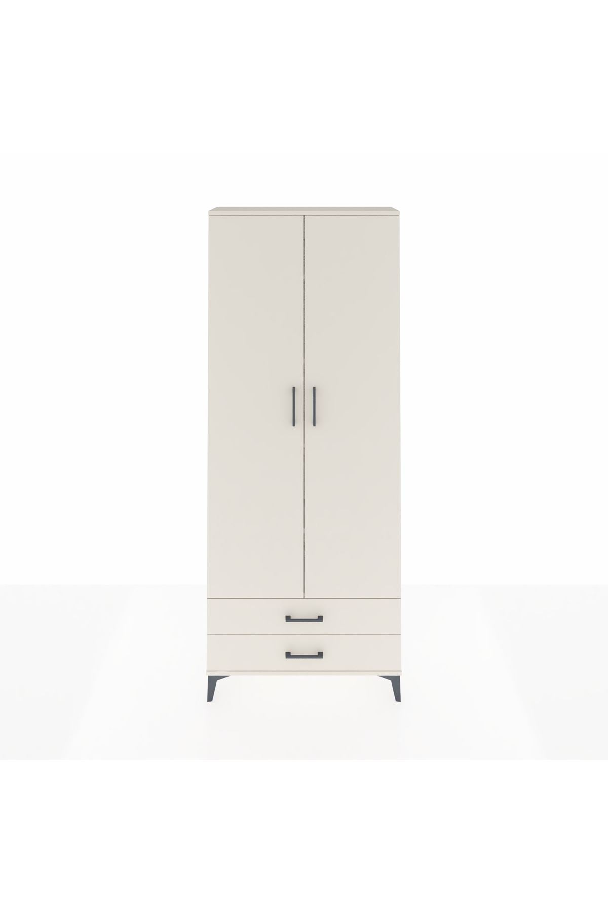 Arges Dolap 5 Raflı 2 Çekmeceli 2 Kapaklı 88x30x221 Aytaşı-Aytaşı