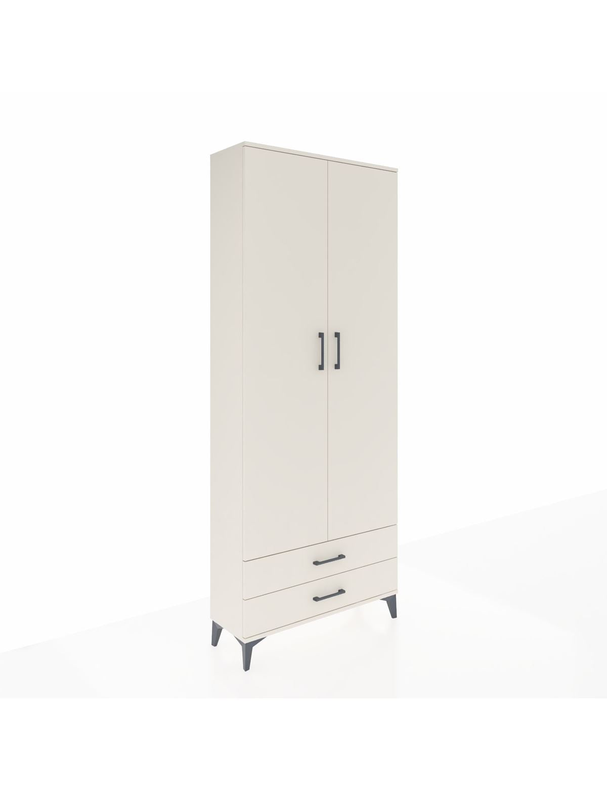 Arges Dolap 5 Raflı 2 Çekmeceli 2 Kapaklı 88x30x221 Aytaşı-Aytaşı