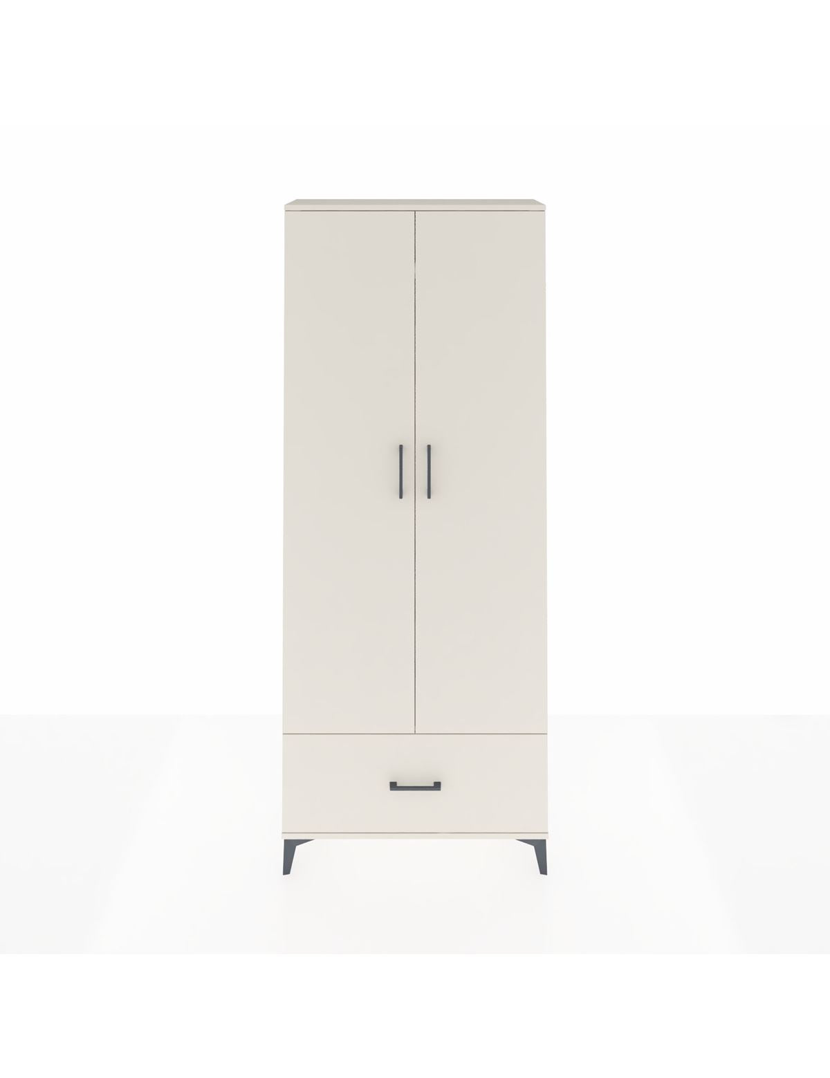 Arges Dolap 2 Raflı Tek Çekmeceli Tek Askılı 88x30x221 Aytaşı-Aytaşı