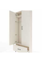 Arges Dolap 2 Raflı Tek Çekmeceli Tek Askılı 88x30x221 Aytaşı-Aytaşı