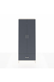 Arges Dolap 2 Raflı Tek Çekmeceli Tek Askılı 88x30x221 Aytaşı-Antrasit