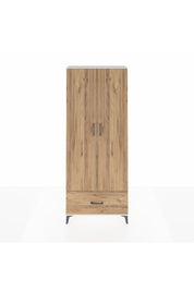 Arges Dolap 2 Raflı Tek Çekmeceli Tek Askılı 88x30x221 Aytaşı-Çam