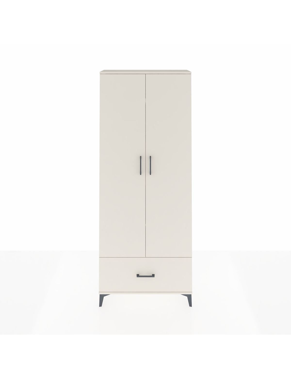 Arges Dolap 5 Raflı Tek Çekmeceli 2 Kapaklı 88x30x221 Aytaşı-Aytaşı