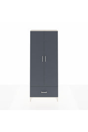Arges Dolap 5 Raflı Tek Çekmeceli 2 Kapaklı 88x30x221 Aytaşı-Antrasit