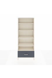 Arges Dolap 5 Raflı Tek Çekmeceli 88x30x221 Aytaşı-Antrasit