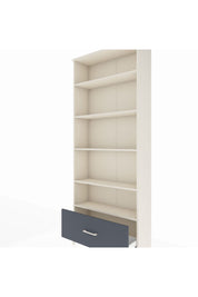 Arges Dolap 5 Raflı Tek Çekmeceli 88x30x221 Aytaşı-Antrasit