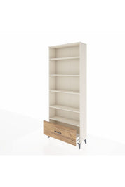 Arges Dolap 5 Raflı Tek Çekmeceli 88x30x221 Aytaşı-Çam