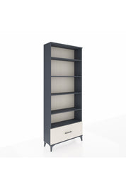 Arges Dolap 5 Raflı Tek Çekmeceli 88x30x221 Antrasit-Aytaşı