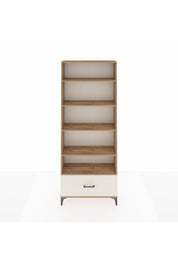 Arges Dolap 5 Raflı Tek Çekmeceli 88x30x221 Çam-Aytaşı