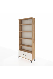 Arges Dolap 5 Raflı Tek Çekmeceli 88x30x221 Çam-Aytaşı