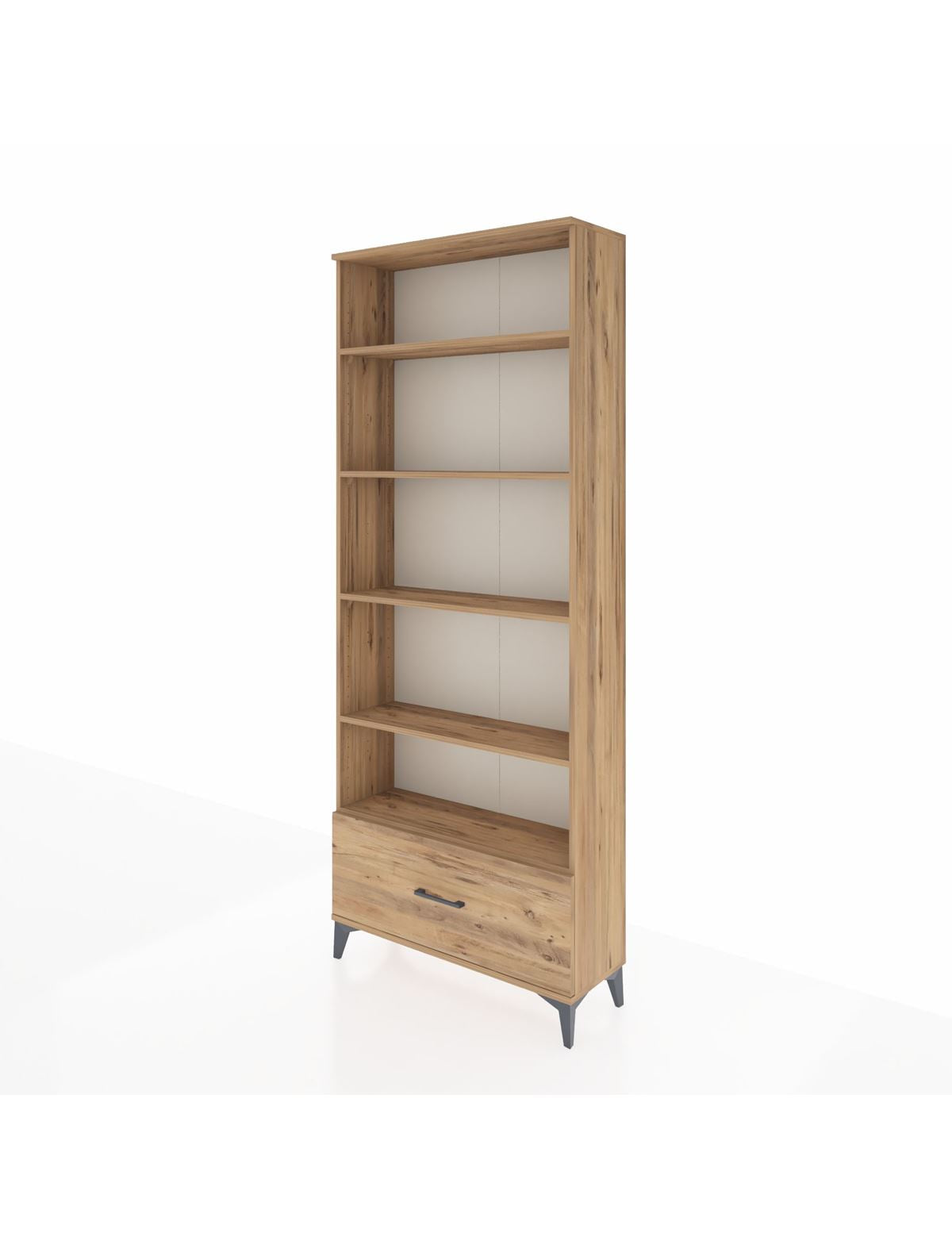Arges Dolap 5 Raflı Tek Çekmeceli 88x30x221 - S30M012V9A
