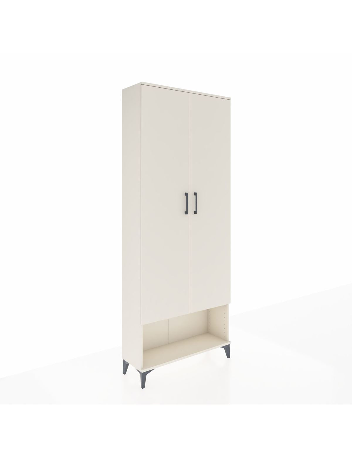 Arges Dolap 2 Raflı 2 Kapaklı Tek Askılı 88x30x221 Aytaşı-Aytaşı