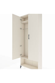 Arges Dolap 2 Raflı 2 Kapaklı Tek Askılı 88x30x221 Aytaşı-Aytaşı