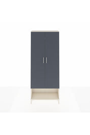 Arges Dolap 2 Raflı 2 Kapaklı Tek Askılı 88x30x221 Aytaşı-Antrasit