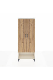 Arges Dolap 2 Raflı 2 Kapaklı Tek Askılı 88x30x221 Aytaşı-Çam