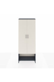 Arges Dolap 2 Raflı 2 Kapaklı Tek Askılı 88x30x221 Antrasit-Aytaşı