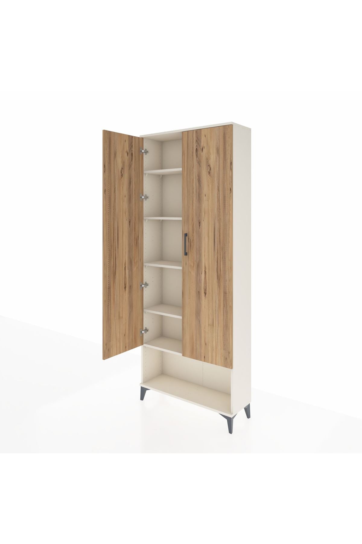 Arges Dolap 5 Raflı 2 Kapaklı 88x30x221 Aytaşı-Çam