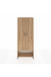 Arges Dolap 5 Raflı 2 Kapaklı 88x30x221 Çam-Çam