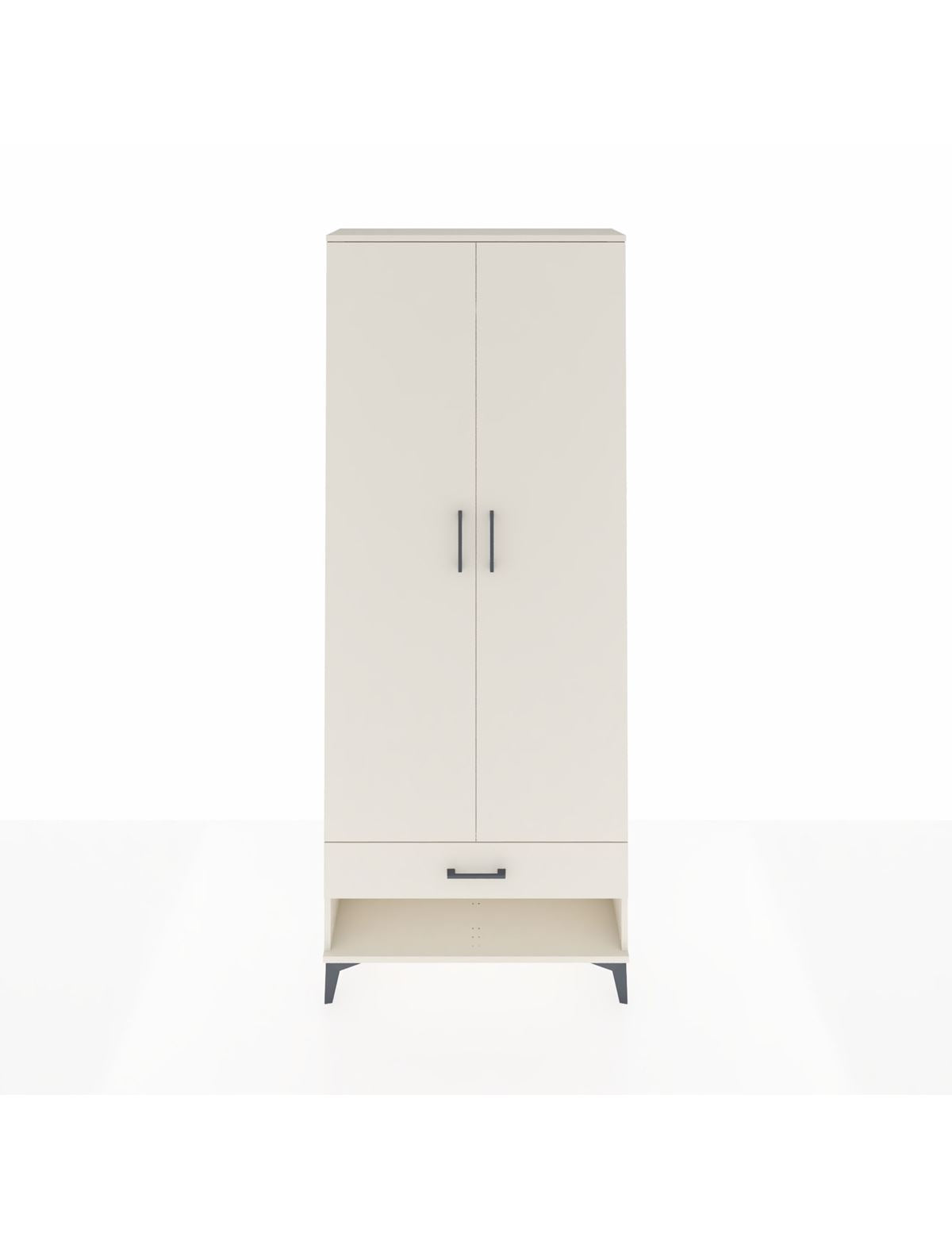 Arges Dolap 2 Raflı Tek Çekmeceli Tek Askılı 88x30x221 Aytaşı-Aytaşı