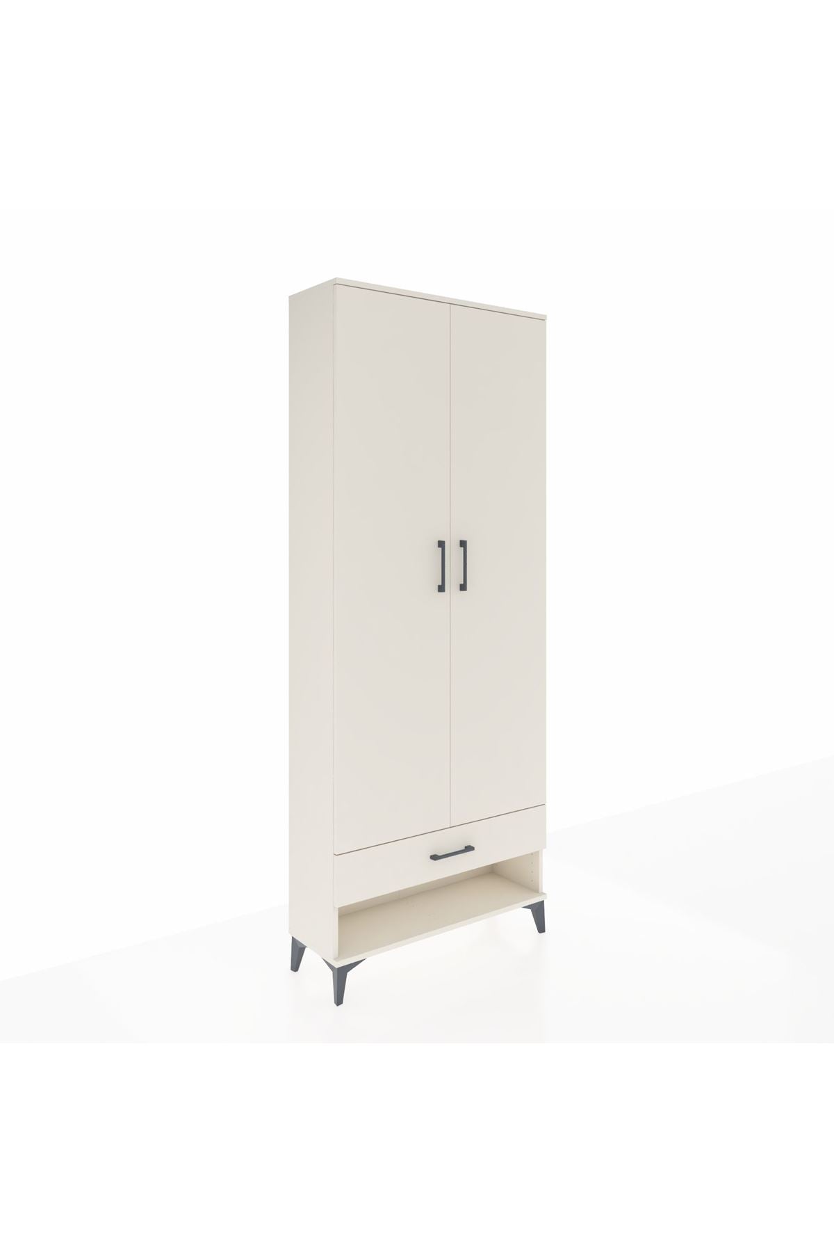 Arges Dolap 2 Raflı Tek Çekmeceli Tek Askılı 88x30x221 Aytaşı-Aytaşı