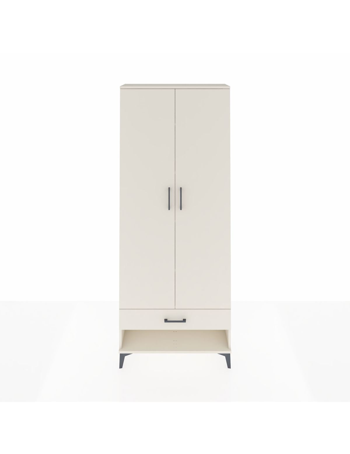 Arges Dolap 5 Raflı Tek Çekmeceli 2 Kapaklı 88x30x221 Aytaşı-Aytaşı