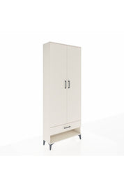 Arges Dolap 5 Raflı Tek Çekmeceli 2 Kapaklı 88x30x221 Aytaşı-Aytaşı