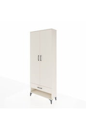 Arges Dolap 5 Raflı Tek Çekmeceli 2 Kapaklı 88x30x221 Aytaşı-Aytaşı