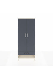 Arges Dolap 5 Raflı Tek Çekmeceli 2 Kapaklı 88x30x221 Aytaşı-Antrasit