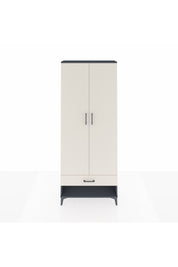 Arges Dolap 5 Raflı Tek Çekmeceli 2 Kapaklı 88x30x221 Antrasit-Aytaşı