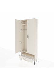 Arges Dolap 2 Raflı Tek Çekmeceli Tek Askılı 88x30x221 Aytaşı-Aytaşı