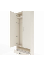 Arges Dolap 2 Raflı Tek Çekmeceli Tek Askılı 88x30x221 Aytaşı-Aytaşı