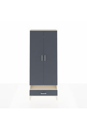 Arges Dolap 2 Raflı Tek Çekmeceli Tek Askılı 88x30x221 Aytaşı-Antrasit