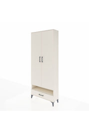 Arges Dolap 6 Raflı Tek Çekmeceli 2 Kapaklı 88x30x221 Aytaşı-Aytaşı