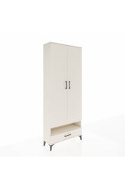 Arges Dolap 6 Raflı Tek Çekmeceli 2 Kapaklı 88x30x221 Aytaşı-Aytaşı