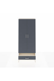 Arges Dolap 6 Raflı Tek Çekmeceli 2 Kapaklı 88x30x221 Aytaşı-Antrasit