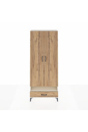 Arges Dolap 6 Raflı Tek Çekmeceli 2 Kapaklı 88x30x221 Aytaşı-Çam