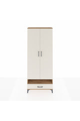 Arges Dolap 6 Raflı Tek Çekmeceli 2 Kapaklı 88x30x221