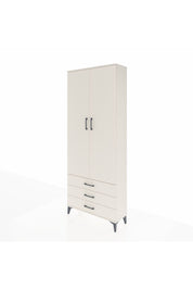 Arges Dolap 2 Raflı 3 Çekmeceli Tek Askılı 88x30x221 Aytaşı-Aytaşı