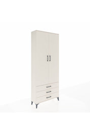 Arges Dolap 2 Raflı 3 Çekmeceli Tek Askılı 88x30x221 Aytaşı-Aytaşı